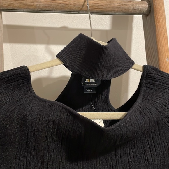 Maeve x Anthropologie Long Sleeve with Neck Cut out - Picture 2 of 4